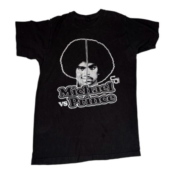 Tops - Graphic T Prince Michael Jackson Womens Size S Retro Purple Rain Thriller